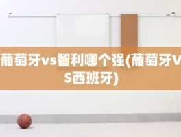 葡萄牙vs智利哪个强(葡萄牙VS西班牙)