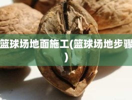 篮球场地面施工(篮球场地步骤)