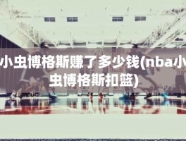 小虫博格斯赚了多少钱(nba小虫博格斯扣篮)