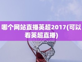 哪个网站直播英超2017(可以看英超直播)