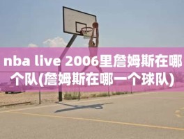 nba live 2006里詹姆斯在哪个队(詹姆斯在哪一个球队)