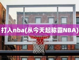 打入nba(从今天起称霸NBA)