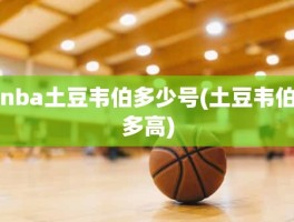 nba土豆韦伯多少号(土豆韦伯多高)