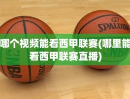 哪个视频能看西甲联赛(哪里能看西甲联赛直播)