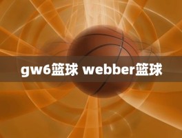 gw6篮球 webber篮球