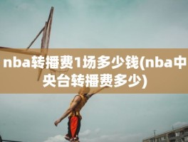 nba转播费1场多少钱(nba中央台转播费多少)