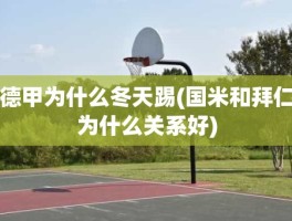 德甲为什么冬天踢(国米和拜仁为什么关系好)