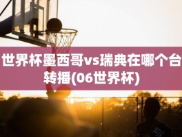 世界杯墨西哥vs瑞典在哪个台转播(06世界杯)