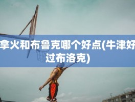 拿火和布鲁克哪个好点(牛津好过布洛克)