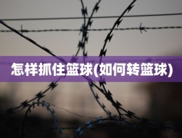 怎样抓住篮球(如何转篮球)