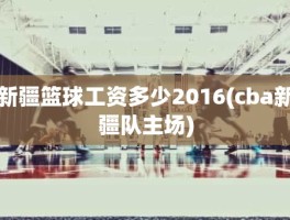 新疆篮球工资多少2016(cba新疆队主场)