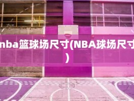 nba篮球场尺寸(NBA球场尺寸)