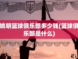 姚明篮球俱乐部多少钱(篮球俱乐部是什么)