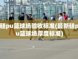硅pu篮球场验收标准(最新硅pu篮球场厚度标准)