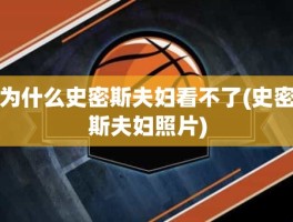 为什么史密斯夫妇看不了(史密斯夫妇照片)