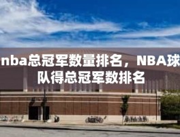 nba总冠军数量排名，NBA球队得总冠军数排名