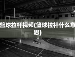 篮球拉杆视频(篮球拉杆什么意思)