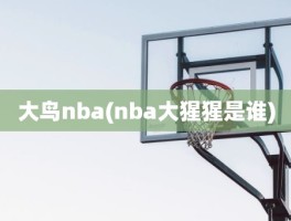 大鸟nba(nba大猩猩是谁)