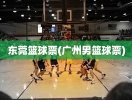 东莞篮球票(广州男篮球票)