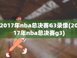 2017年nba总决赛G3录像(2017年nba总决赛g3)