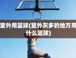 室外用篮球(室外灰多的地方用什么篮球)