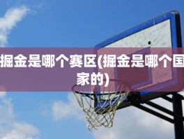 掘金是哪个赛区(掘金是哪个国家的)