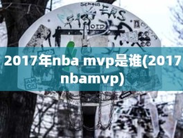 2017年nba mvp是谁(2017nbamvp)