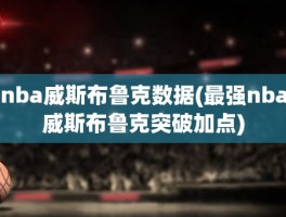 nba威斯布鲁克数据(最强nba威斯布鲁克突破加点)