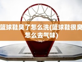 篮球鞋臭了怎么洗(篮球鞋很臭怎么去气味)