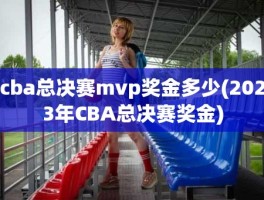 cba总决赛mvp奖金多少(2023年CBA总决赛奖金)