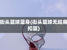 街头篮球蓝身(街头篮球无起身扣篮)