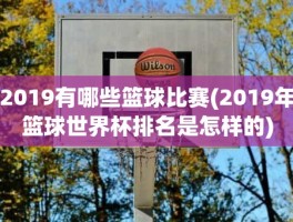 2019有哪些篮球比赛(2019年篮球世界杯排名是怎样的)