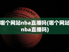 哪个网站nba直播吗(哪个网站nba直播吗)