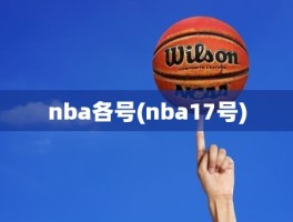 nba各号(nba17号)