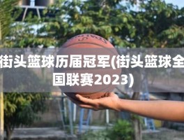 街头篮球历届冠军(街头篮球全国联赛2023)