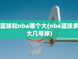 篮球和nba哪个大(nba篮球多大几号球)