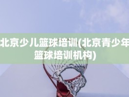 北京少儿篮球培训(北京青少年篮球培训机构)