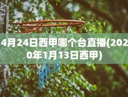 4月24日西甲哪个台直播(2020年1月13日西甲)