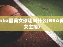 nba最美女球迷叫什么(NBA美女主播)