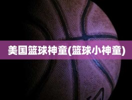美国篮球神童(篮球小神童)