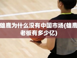 雄鹿为什么没有中国市场(雄鹿老板有多少亿)