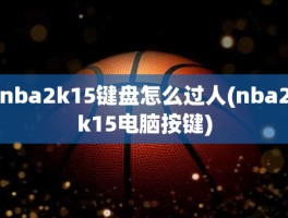 nba2k15键盘怎么过人(nba2k15电脑按键)