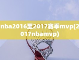 nba2016至2017赛季mvp(2017nbamvp)