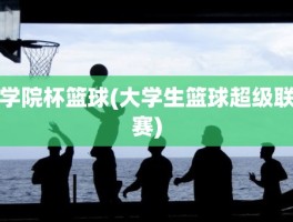学院杯篮球(大学生篮球超级联赛)