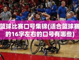 篮球比赛口号集锦(适合篮球赛的16字左右的口号有哪些)