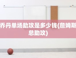 乔丹单场助攻是多少钱(詹姆斯总助攻)