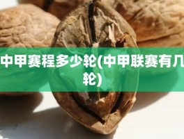 中甲赛程多少轮(中甲联赛有几轮)