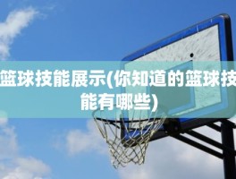 篮球技能展示(你知道的篮球技能有哪些)