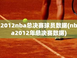 2012nba总决赛球员数据(nba2012年总决赛数据)