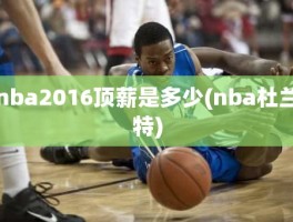 nba2016顶薪是多少(nba杜兰特)